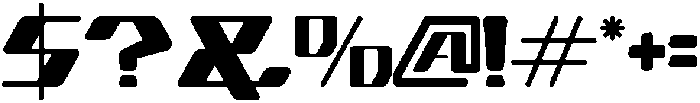 Cyber Motion otf (400) Font OTHER CHARS
