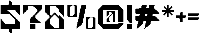 Cyber Pulse otf (400) Font OTHER CHARS