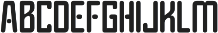 Cyber Techno Regular otf (400) Font UPPERCASE
