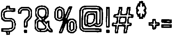 CyberFlux Regular otf (400) Font OTHER CHARS