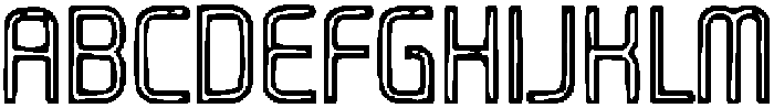 CyberFlux Regular otf (400) Font UPPERCASE