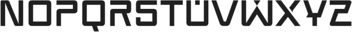 Cyberus Regular otf (400) Font UPPERCASE