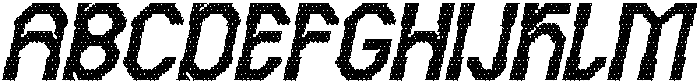 Cybros Disco Italic otf (400) Font UPPERCASE