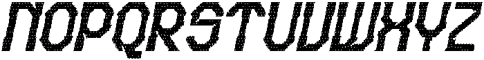 Cybros Disco Italic otf (400) Font UPPERCASE