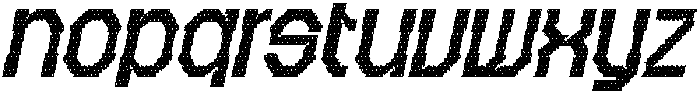 Cybros Disco Italic otf (400) Font LOWERCASE