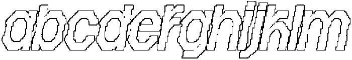 Cybros Pixel Outline otf (400) FONT