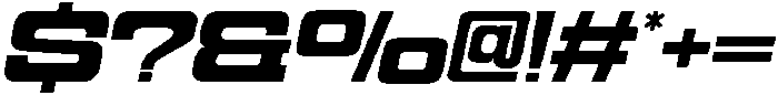 Cyfor Bold Oblique otf (700) Font OTHER CHARS