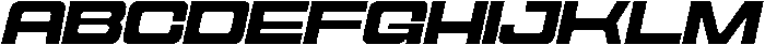 Cyfor Bold Oblique otf (700) Font UPPERCASE