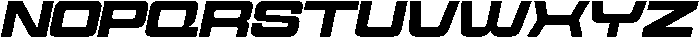 Cyfor Bold Oblique otf (700) Font UPPERCASE
