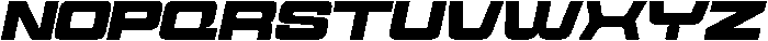 Cyfor Extra Bold Oblique otf (700) Font UPPERCASE
