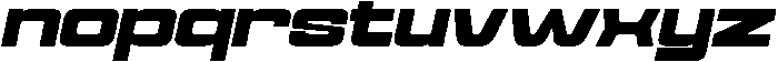 Cyfor Extra Bold Oblique otf (700) Font LOWERCASE