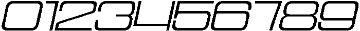 Cyfor Extra Light Oblique otf (200) Font OTHER CHARS
