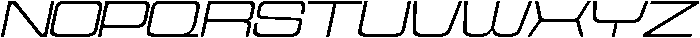 Cyfor Extra Light Oblique otf (200) Font UPPERCASE