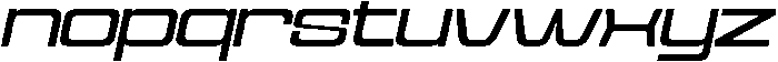 Cyfor Oblique otf (400) Font LOWERCASE