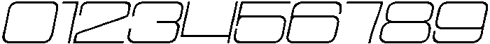 Cyfor Thin Oblique otf (100) Font OTHER CHARS