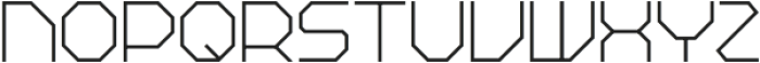 Cygun Thin Condensed ttf (100) Font LOWERCASE