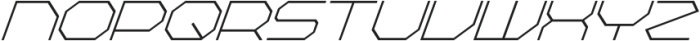 Cygun Thin Oblique ttf (100) Font LOWERCASE