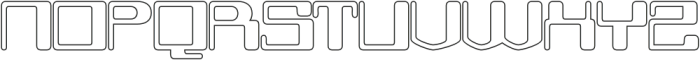 Cynode Outline otf (400) Font UPPERCASE