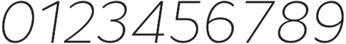 Cyntho Pro ExtraLight Italic otf (200) Font OTHER CHARS