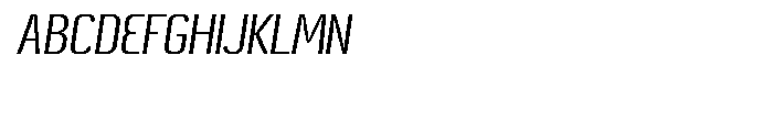CynapseOT Bold Italic Font UPPERCASE