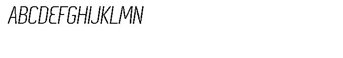 CynapseOT Regular Italic Font UPPERCASE