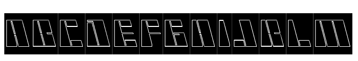 CYBER Font UPPERCASE