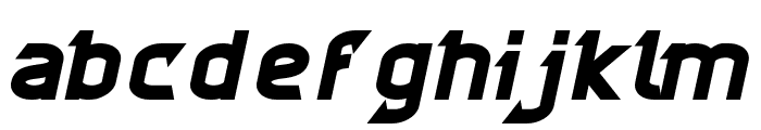 CYBERTOOTH Bold Italic Font LOWERCASE
