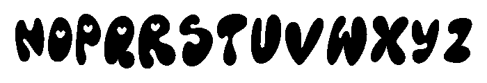 Cyan Love DEMO Font LOWERCASE