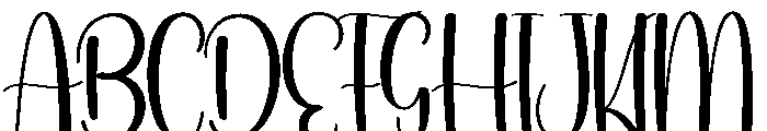 Cyan Font UPPERCASE