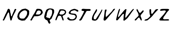 Cyanotype Font UPPERCASE