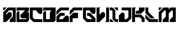 Cyber Cipher Font UPPERCASE