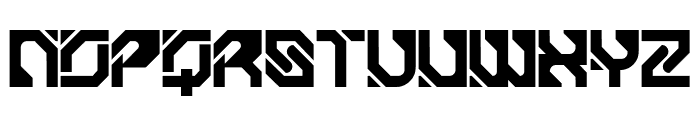 Cyber Cipher Font UPPERCASE