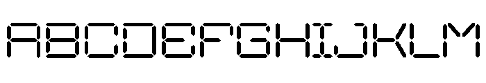 Cyber Digital Font UPPERCASE