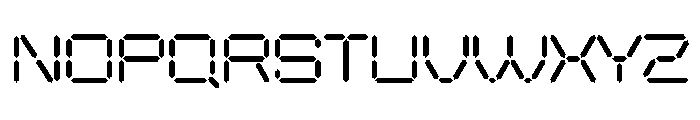 Cyber Digital Font UPPERCASE