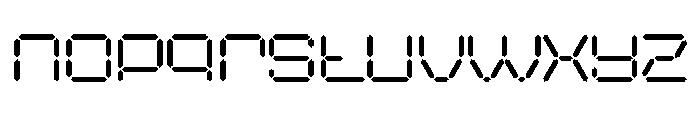 Cyber Digital Font LOWERCASE