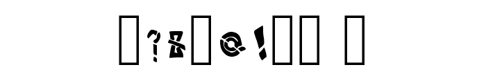 Cyber Sans Font Regular Font OTHER CHARS