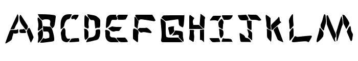Cyber Sans Font Regular Font UPPERCASE