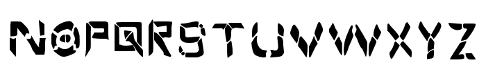 Cyber Sans Font Regular Font UPPERCASE