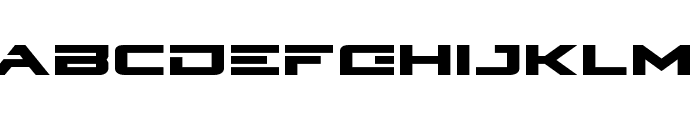 Cyberdyne Expanded Font LOWERCASE