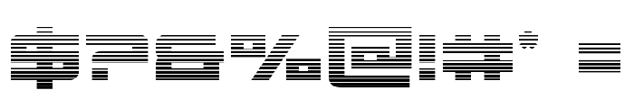 Cyberdyne Gradient Font OTHER CHARS