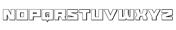 Cyberform 3D Font LOWERCASE