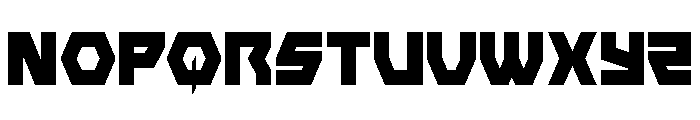 Cyberform Condensed Font UPPERCASE
