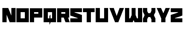 Cyberform Condensed Font LOWERCASE