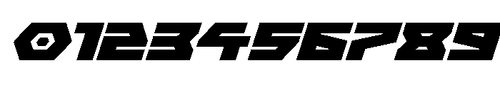 Cyberform Expanded Italic Font OTHER CHARS