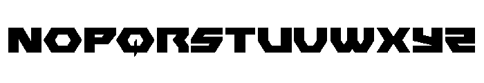 Cyberform Expanded Font UPPERCASE