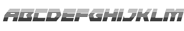 Cyberform Gradient Italic FONT
