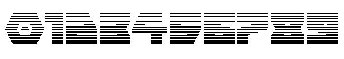 Cyberform Gradient Font OTHER CHARS