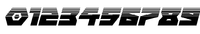Cyberform Halftone Italic Font OTHER CHARS