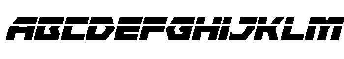 Cyberform Laser Italic FONT