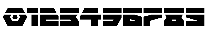 Cyberform Laser Font OTHER CHARS
